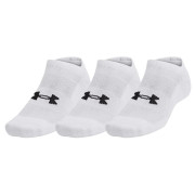 Jeu de chaussettes Under Armour Unisex Tc 3Pk No Show blanc White/White/Black
