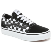 Chaussures enfant Vans Yt Ward noir / gris (CHECKERED) BLACK/TRUE WH