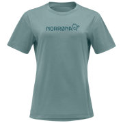 T-shirt femme Norrona 29 cotton Norrøna viking T-shirt bleu clair