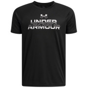 T-shirt enfant Under Armour Tech Split Wordmark SS Black noir Black