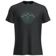 T-shirt fonctionnel homme Icebreaker Men Merino 125 Cool-Lite™ Sphere III SS Tee Vision Grid vert Black