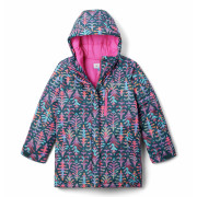 Veste d'hiver enfants Columbia Alpine Free Fall™ II Jacket bleu / rose Night Wave Conifers