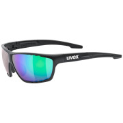 Lunettes sport Uvex Sportstyle 706 CV noir/vert Black Matt/Mirror Green