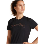 T-shirt femme Icebreaker W Mer 150 Tech Lite SS Tee Airbourne Squ