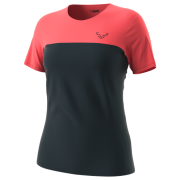 T-shirt fonctionnel femme Dynafit Traverse S-Tech S/S Tee W noir / rose blueberry HOT CORAL/1840