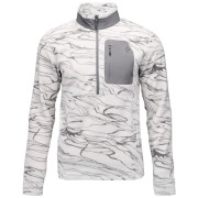 Sweat-shirt homme Black Diamond Rift HZ Fleece Jacket gris Relief-Alloy-Steel Grey