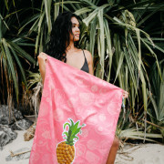 Serviette sechage rapide Towee Ananas 80x160 cm
