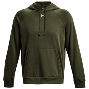Sweat-shirt homme Under Armour Rival Fleece Hoodie vert foncé Marine OD Green / / White