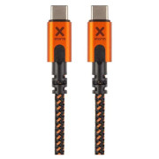 Câble données et chargement Xtorm Xtreme USB-C PD cable (1,5m) vert Black/Orange