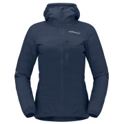 Veste femme Norrona falketind aero60 Zip Hood bleu foncé Indigo Night