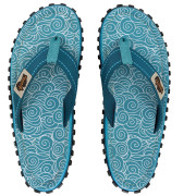 Tongs femme Gumbies Islander Flip-Flops - Turquoise Swirls