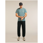 T-shirt fonctionnel homme Icebreaker Merino Blend Core SS Tee Single Line Camp