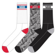 Jeu de chaussettes Vans MN UNIVERSITY CREW blanc / noir