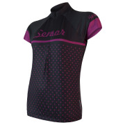 Maillot vélo femme Sensor Cyklo Dots vert