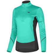 Veste polaire fonctionnelle femme Etape TANYA noir/vert mint