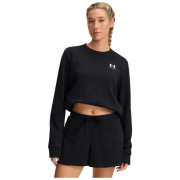 Sweat-shirt femme Under Armour Rival Terry Crew noir Black / / White