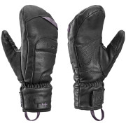 Gants de ski femmes Leki Montera Prime Women Mitt noir black-blackberry gray