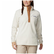 Pull femme Columbia Benton Springs™ 1/2 Snap Pull Over Ii beige / blanc Chalk, Camel Brown