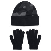 Bonnet Under Armour B Beanie/Glove Combo Black