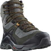 Chaussures randonnée homme Salomon Quest Element Gore-Tex gris / vert Pewter / Beluga / Buckskin