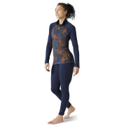 T-shirt fonctionnel femme Smartwool W Merino 250 Bl Pattern 1/4 Zip Boxed