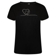 T-shirt femme Dare 2b Crystallize Grphic noir / blanc Black/Black