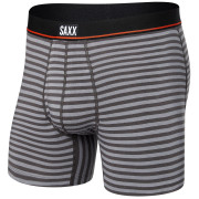 Caleçon Saxx Non-Stop Stretch Cotton Boxer Brief Fly girs HikeStripe/Grey