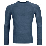 T-shirt homme Ortovox 230 Competition Long Sleeve M bleue petrol blue