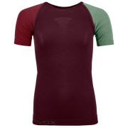 T-shirt fonctionnel femme Ortovox 120 Comp Light Short Sleeve W rouge DarkWine