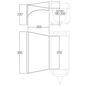 Abri Vango AirBeam Sky Canopy for Caravan & Motorhomes 2.5M