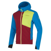 Veste homme La Sportiva Descender Storm Jkt M rouge Sangria/Electric Blue