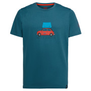 T-shirt homme La Sportiva Cinquecento T-Shirt M bleue / rouge Hurricane