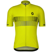 Maillot vélo homme Scott RC Team 10 SS jaune / noir sulphur yellow/black