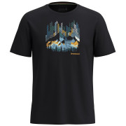 T-shirt Smartwool Vital Peaks Active Short Sleeve Graphic Tee noir black