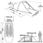 Vystavený stan Robens Voyager 2