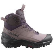 Bottes hiver femme Salomon Crosstrak Powder Wp W brun Nine Iron / Shark / Phantom