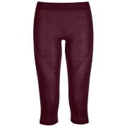 Sous-vêtements pantalon 3/4 femmes Ortovox W's 120 Competition Light Short Pants bordeau DarkWine
