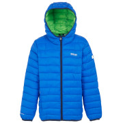 Veste d'hiver enfants Regatta Junior Hooded Marizion Aviator Blue bleu Aviator Blue Wild Lime