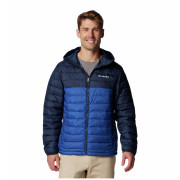 Veste homme Columbia Powder Lite™ II Hooded Jacket bleue Mountain Blue, Collegiate Navy