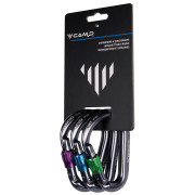 Set de mousquetons Camp Nimbus Lock 3 Pack gris