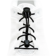 Lacets Lock Laces Solid noir Black Solid