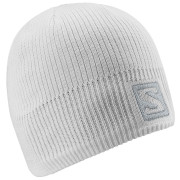 Bonnet Salomon Logo Beanie blanc White