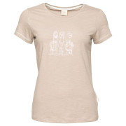 T-shirt femme Chillaz Gandia Alpaca Gang Winter beige dark sand