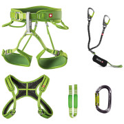 Kit via ferrata Ocún Via Ferrata Twist+Chest Set green Green