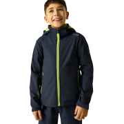 Veste softshell enfant Regatta Haydenbury Navy (Wild Lime)