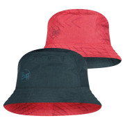 Chapeau Buff Travel Bucket Hat rouge / noir Redblack