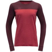 T-shirt fonctionnel femme Devold Norang Merino 150 Shirt rouge / rose Port/Beauty