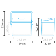 Boîte de refroidissement Mestic Thermo electric MTEC-25 AC/DC