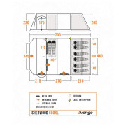 Tente familiale Vango Sherwood 600XL Package