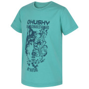 T-shirt enfant Husky Tash K vert clair turquoise